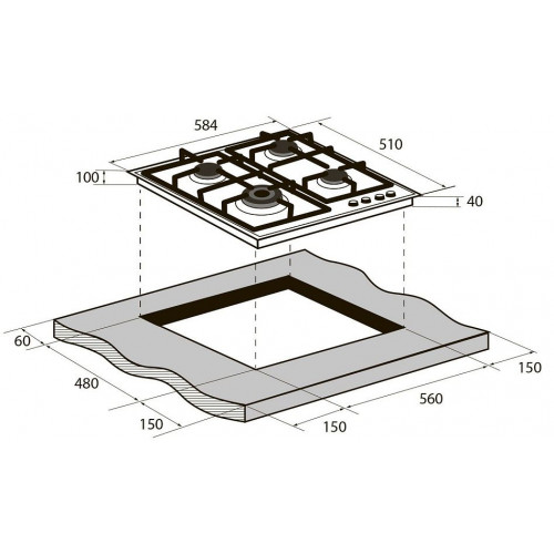 Варочная поверхность ZUGEL ZGH601W