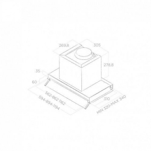 Вытяжка ELICA BOXIN IX/A/120 (PRF0097842B)
