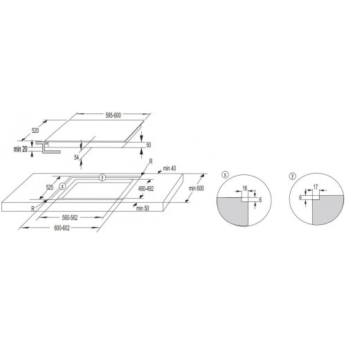 Поверхность KORTING HK 63052 B