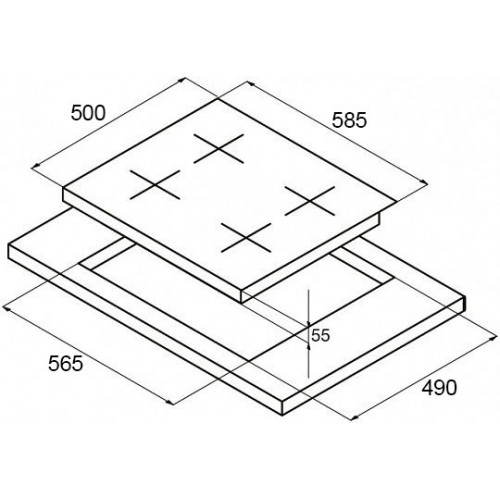 Газовая поверхность KORTING HG 645 CTX