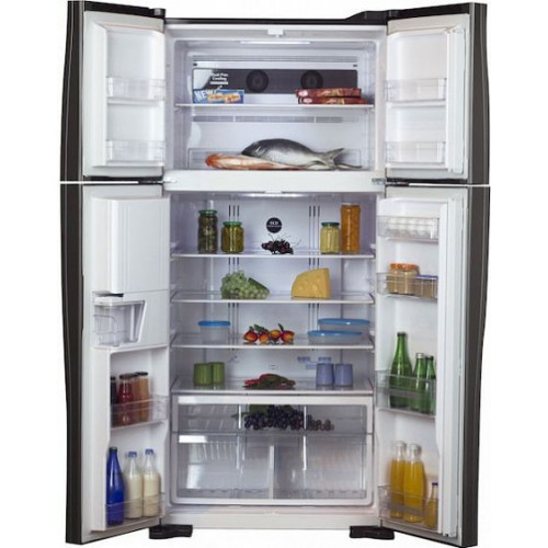 Холодильник  HITACHI r-w662 pu3 gbw темно-коричневый