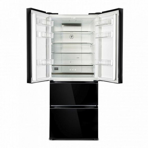 Холодильник TESLER RFD-361I BLACK GLASS