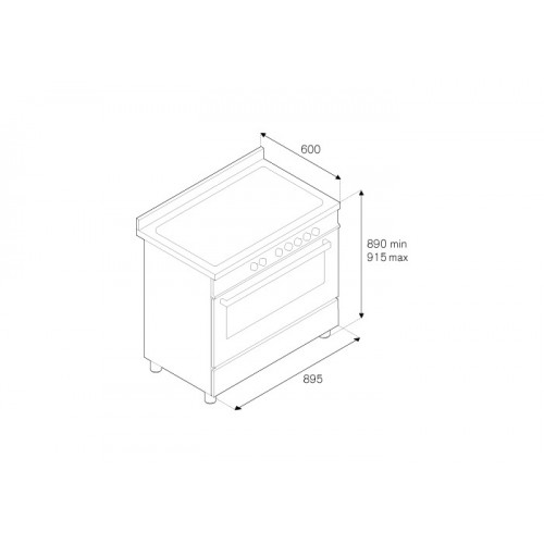 Варочный центр BERTAZZONI PRO906HYBSXT