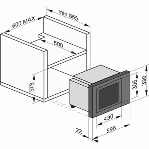 Микроволновая печь KAISER EM 2545 ElfAD
