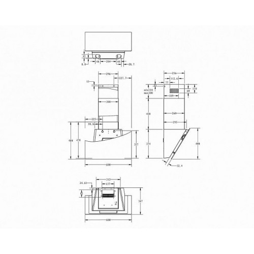 Вытяжка HAIER HVX-W692GW