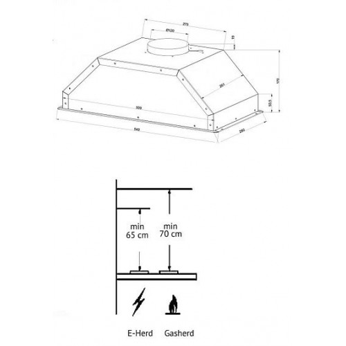 Вытяжка Kuppersberg INLINE 60 W