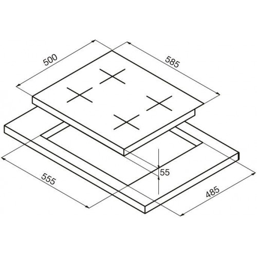 Поверхность KORTING hg 630 ctsc