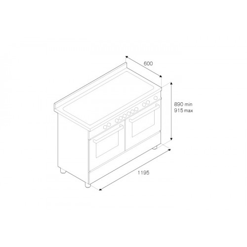 Варочный центр BERTAZZONI PRO1206GMFEDNET