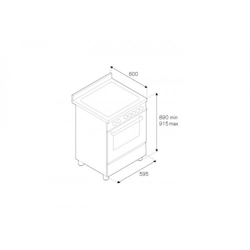 Варочный центр BERTAZZONI MAS604MFESNET