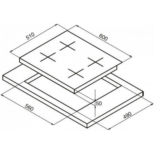Поверхность KORTING hk 6205 ri