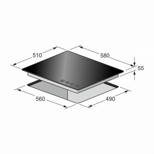 Варочная панель KAISER KCG6335 RotEm Turbo