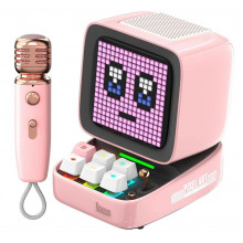 Портативная акустика Divoom Ditoo Mic розовая 41000009683