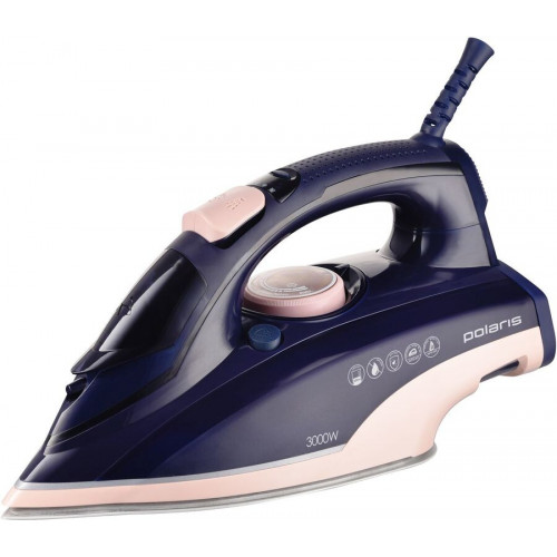 Утюг Polaris PIR 3074 SG AA синий/розовый
