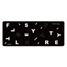 Коврик для мыши A4Tech FStyler FP75 черный/белый