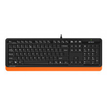Клавиатура A4Tech FK 10 черный/оранжевый