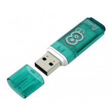 Флэш-накопитель Smartbuy Glossy 8GB green