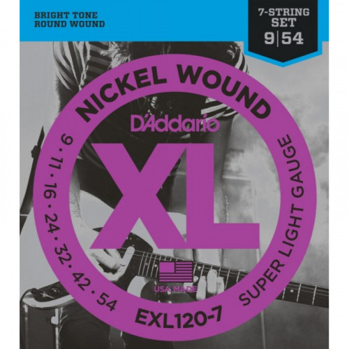 Струны D'Addario EXL120/7