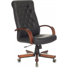 Кресло руководителя Бюрократ T-9928WALNUT/ECO-B