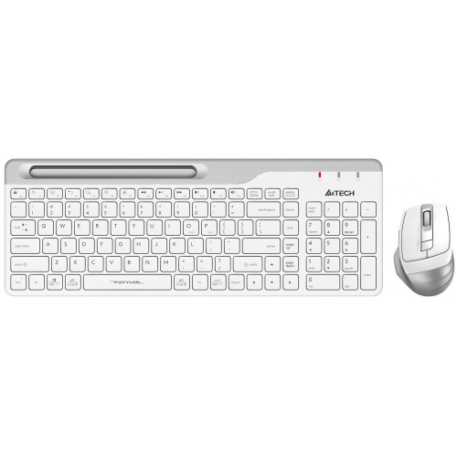 Комплект A4Tech Fstyler FB2535C белый/серый