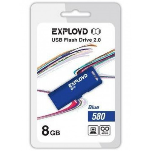 Флеш-накопитель Exployd 8GB-580-синий