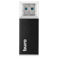 Устройство чтения карт памяти USB2.0 Buro BU-CR-3104 черный