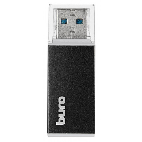 Устройство чтения карт памяти USB2.0 Buro BU-CR-3104 черный