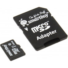 Карта памяти Smartbuy MicroSDXC class 10 128GB + SD adapter