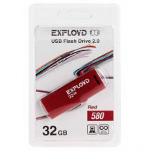Флэш-накопитель Exployd 32GB-580-красный
