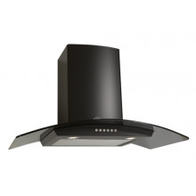 Каминная вытяжка Elikor Аметист S4 90П-700-Э4Г черный/тонированный