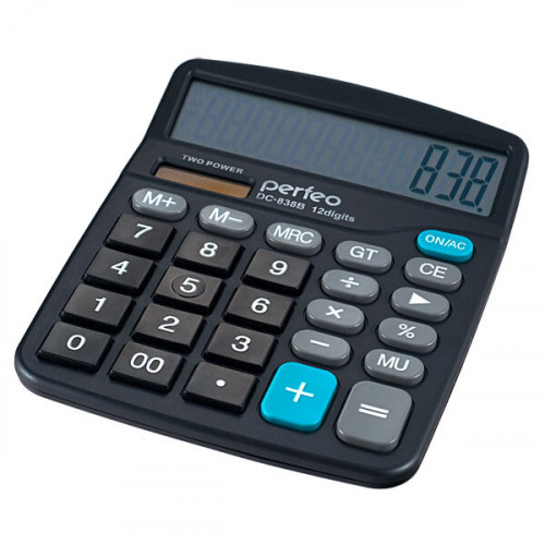 Калькулятор Perfeo PF-3288 GT черный