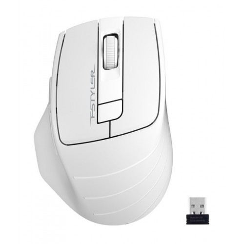 Мышь A4Tech FG 30 белый/серый