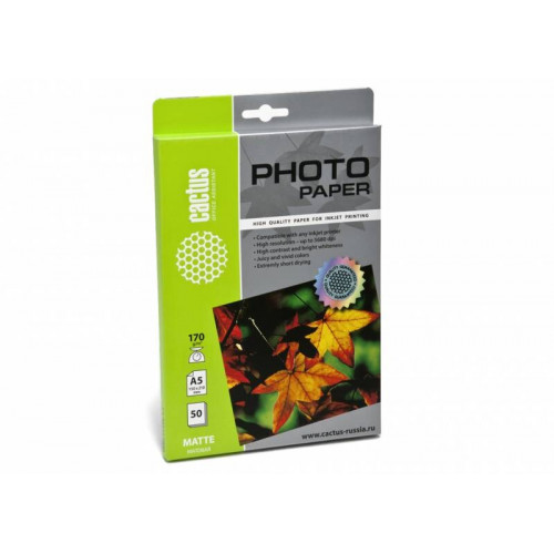 Бумага Cactus CS-MA517050 белый