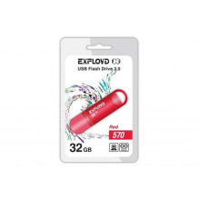 Флэш-накопитель Exployd 32GB 570 красный