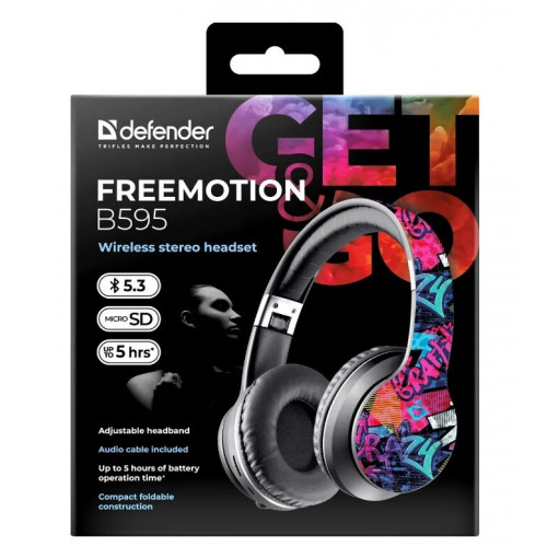 Беспроводные наушники Defender FreeMotion B595 (63597)