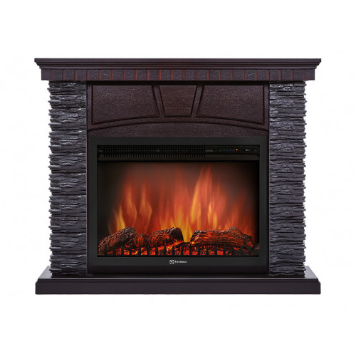 Портал каминный Firelight Porto 25 черный/венге
