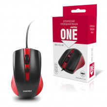 Мышь Smartbuy SBM-352-RK One красный/черный