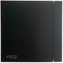 Вентилятор вытяжной Soler & Palau Silent-200 CZ Matt Black Design 4C