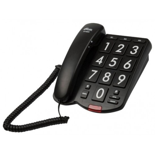 Проводной телефон Ritmix RT-520 black