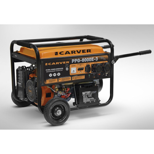 Генератор бензиновый Carver PPG 8000 E 3