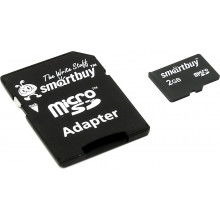 Карта памяти Smartbuy MicroSD 2GB+SD адаптер