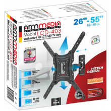Кронштейн для телевизора Arm Media LCD-403 new черный