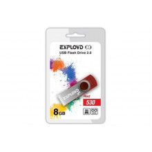 Флеш-накопитель Exployd 8GB-530-красный