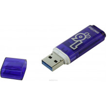 Флэш-накопитель Smartbuy Glossy 16GB Dark blue Series 3.0
