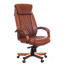 Кресло руководителя Бюрократ T-9924WALNUT/CHOK