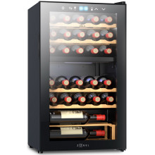 Винный шкаф Zugel ZCWF331DB черный