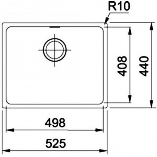 Кухонная мойка Franke SID 11050 оникс (125.0443.353)