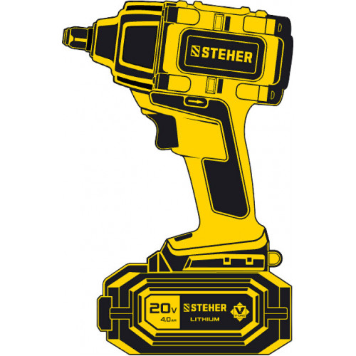 Аккумуляторный гайковерт STEHER CWB-300-1