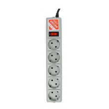 Сетевой фильтр Power Cube SPG-B-15 5м. 5 розеток, серый