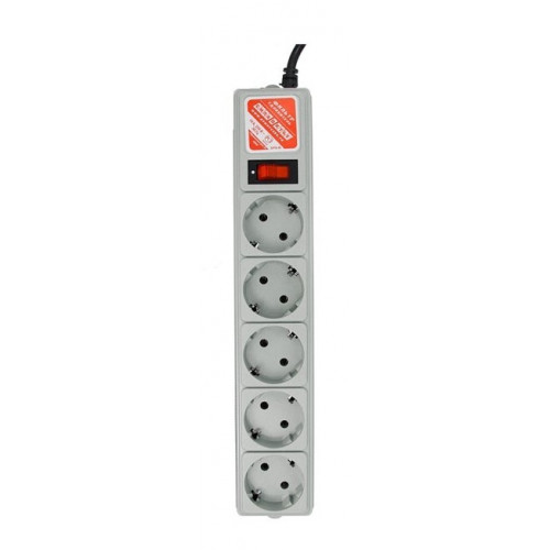 Сетевой фильтр Power Cube SPG-B-15 5м. 5 розеток, серый
