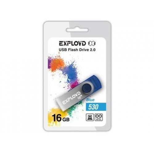 Флеш-накопитель Exployd 16GB-530 синий